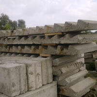 Б/У ЖБИ лестничные марши: внешний вид